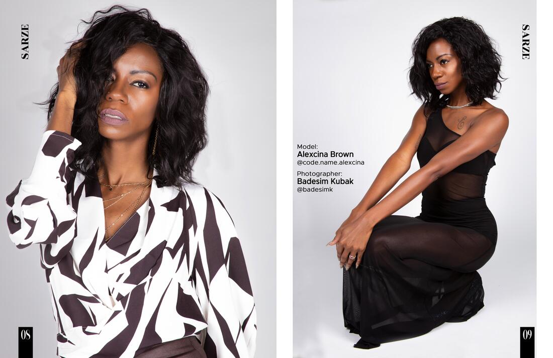 Alexcina Brown, fashion editorial, fashion models, black models